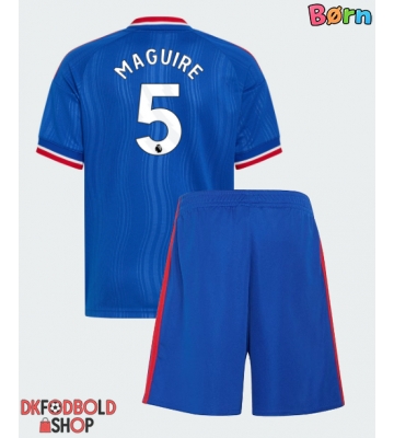 Manchester United Harry Maguire #5 Udebanesæt Børn 2026-27 Kort ærmer (+ korte bukser)